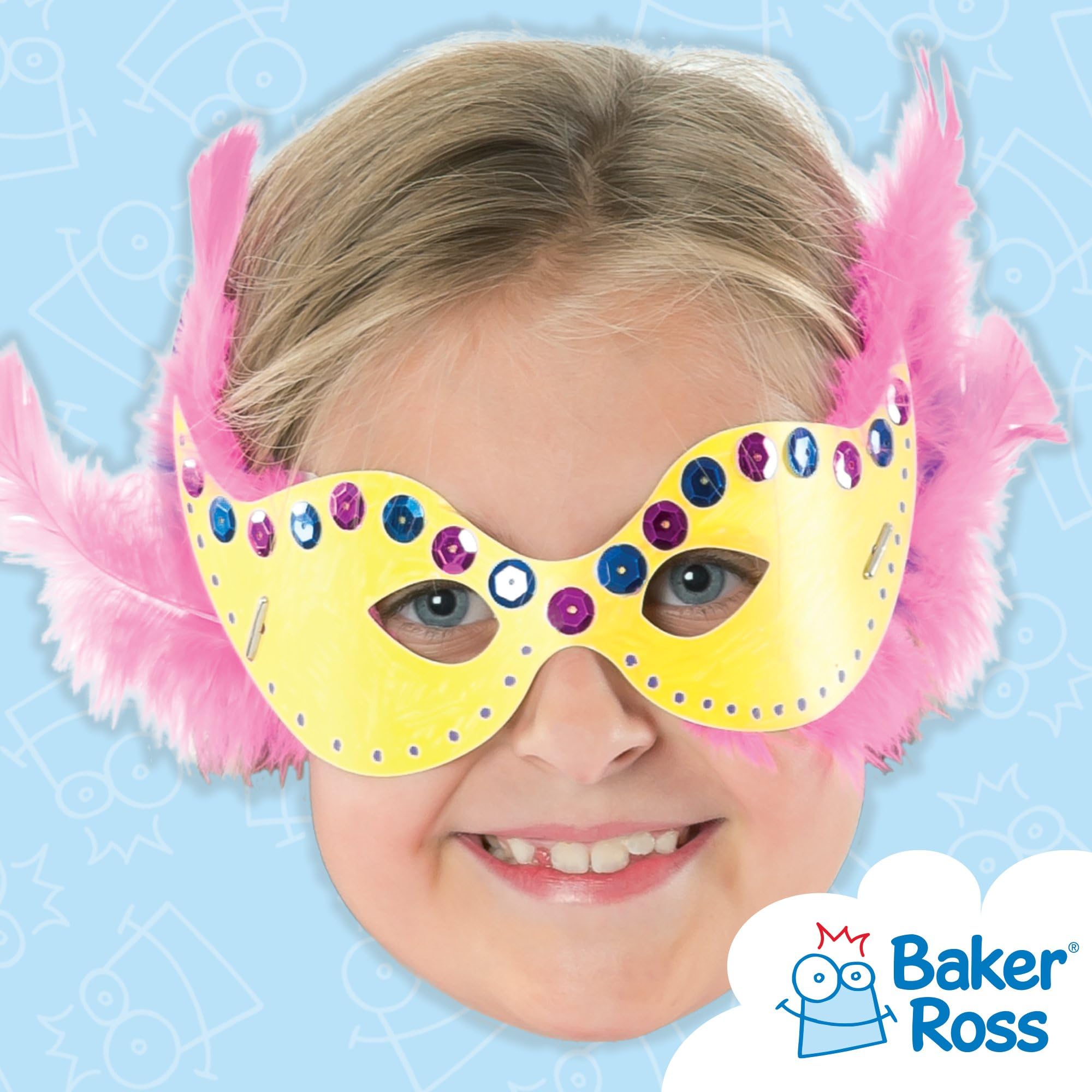 Baker Ross maskerset Assorted gesorteerd