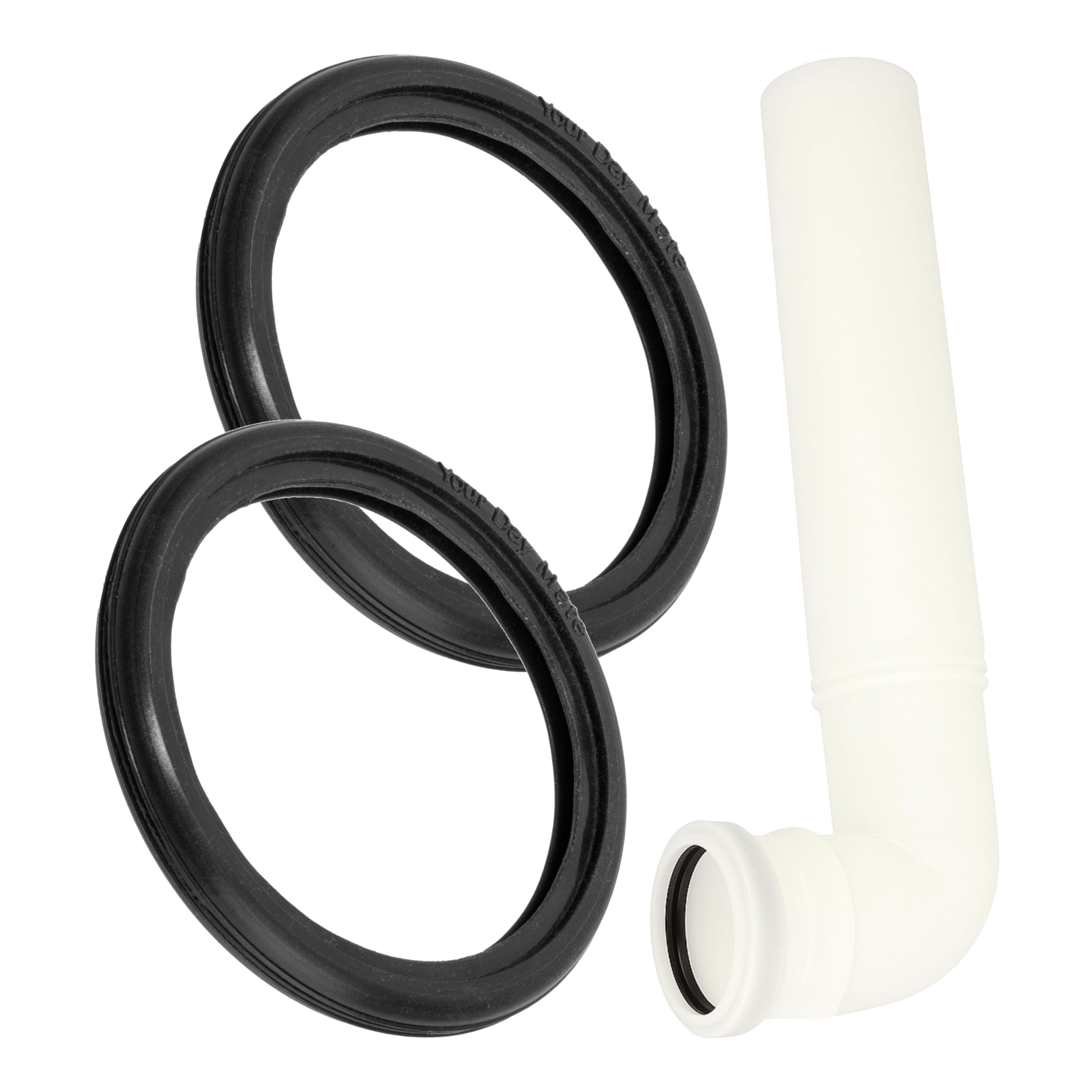 Flush Pipe Seal, 2 pcs, Replacement for 362.771.00.1, Compatible with GEBERIT DN40/45 Concealed Flush Pipe Like 361.887.16.1 Flush Pipe Extension, Γ 2.13" Outside, Γ 1.65" Inside