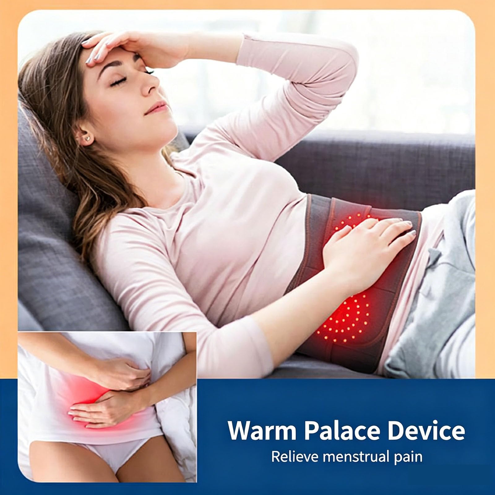 Cinturón de Masaje Lumbar con Calor,Cinturón Eléctrico Sin Cables para La Espalda con 3 Modos de Calefacción Rápida y Masaje, para Aliviar el Dolor de Espalda, Ciática