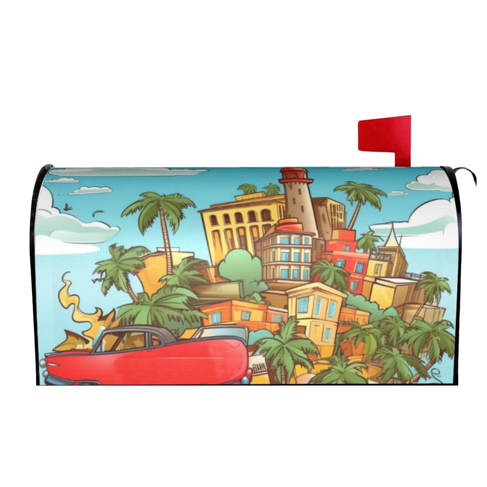 Décoration de boîte aux lettres Cuba pour une ambiance de jardin estivale
