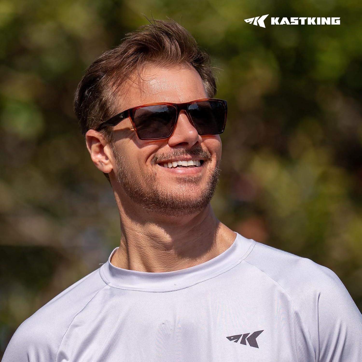 KastKing Beartrap Polarized Sports Fishing Sunglasses, PuriVex Water & Salt Repellent, Wayfarer Design, Men Women - Image 2