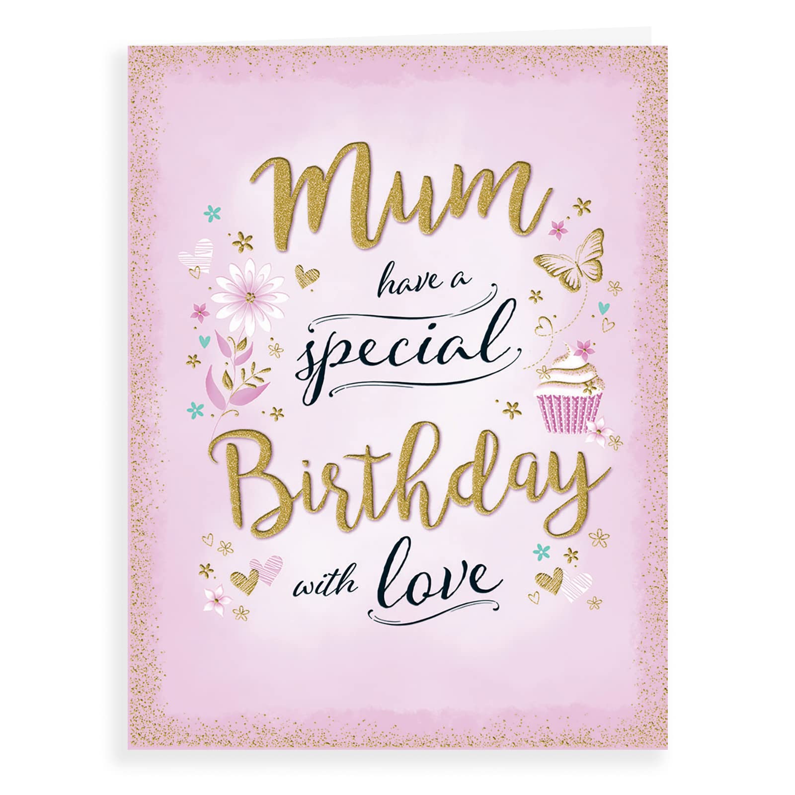 Piccadilly Greetings Modern Birthday Card Mum - 8 x 6 inches