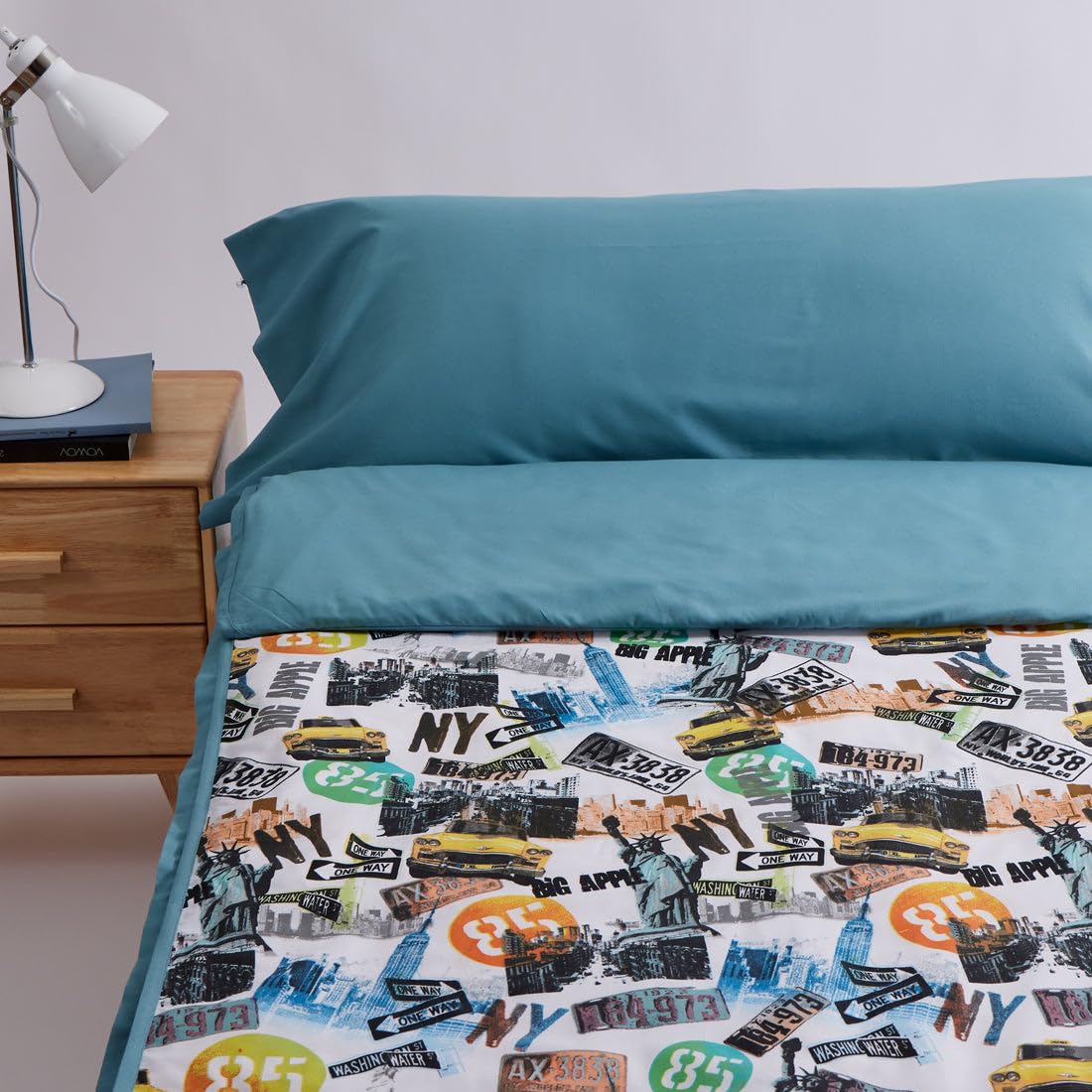 10XDIEZ Funda Saco nórdico - Cama de 105cm, Chelsea Jade | En 52% poliéster y 48% algodón, color chelsea jade, tamaño cama de 105cm, estilo moderno, para tu dormitorio