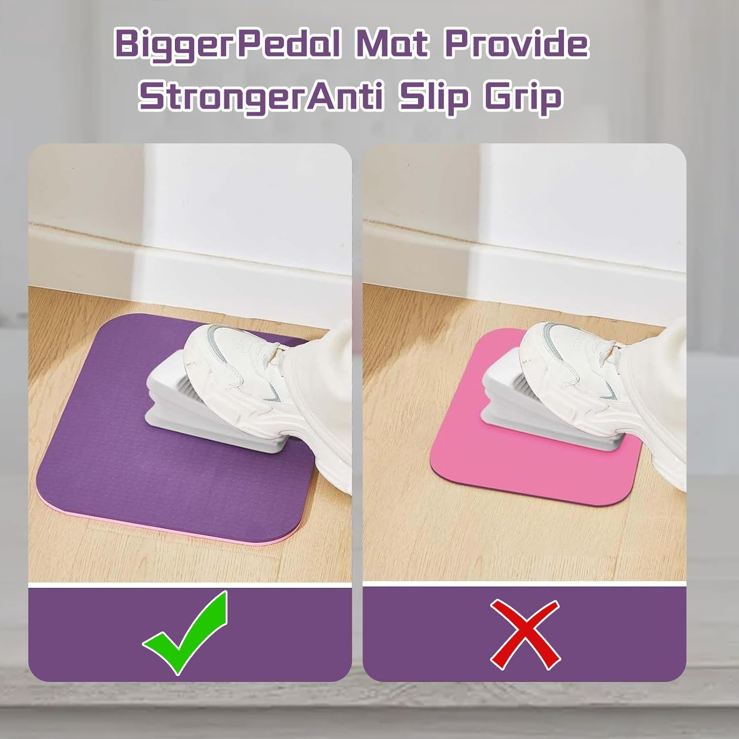 2 Pcs Sewing Machine Muffling Mat Foot Pedal Mat,2 Sizes Machine Non Slip Pad, Reduce Vibrations Noise No Slip,Sewing Machine Accessories for Quilting Embroidery