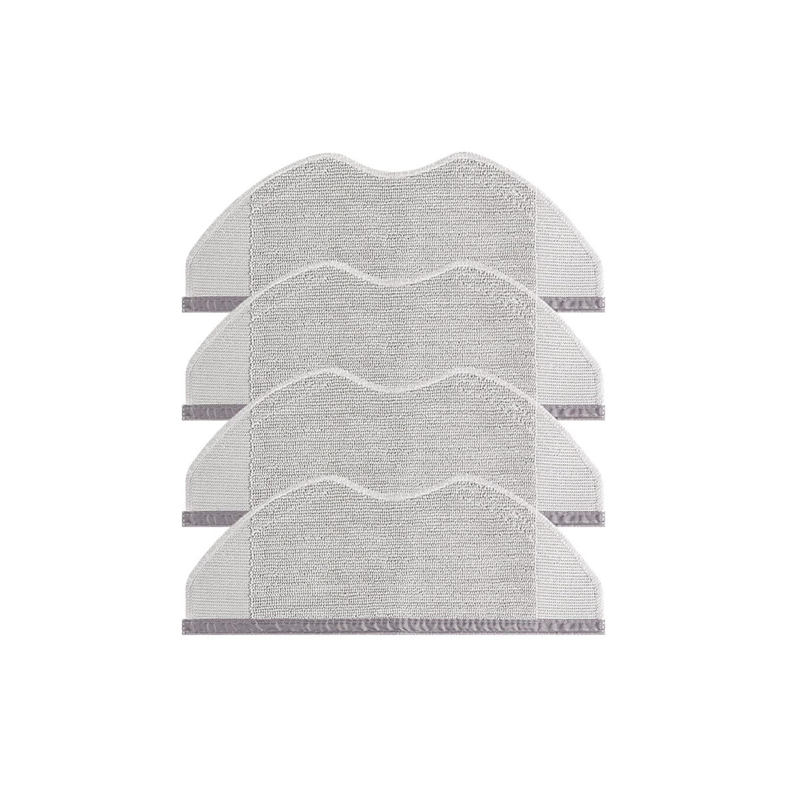 VIXWDRUTY Compatible For Xiaomi，S40 OV81 H40 OV51 S40C E101 Robot Vacuum Cleaner Accessories Replacement Mop Cloth(4pcs)