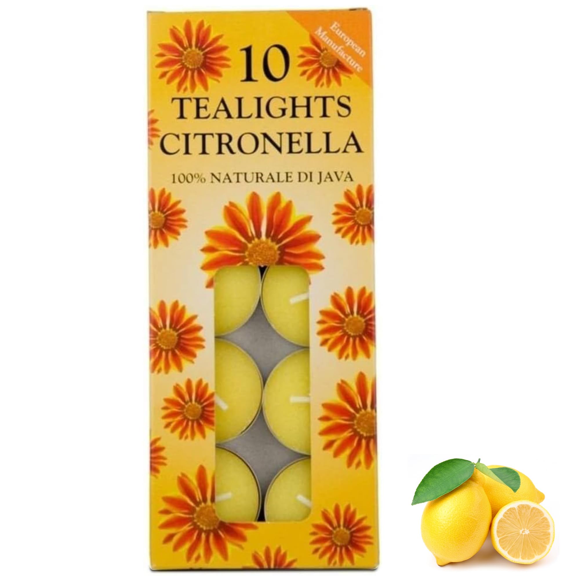 Price's Candles Citronella Tealights Pack of 10