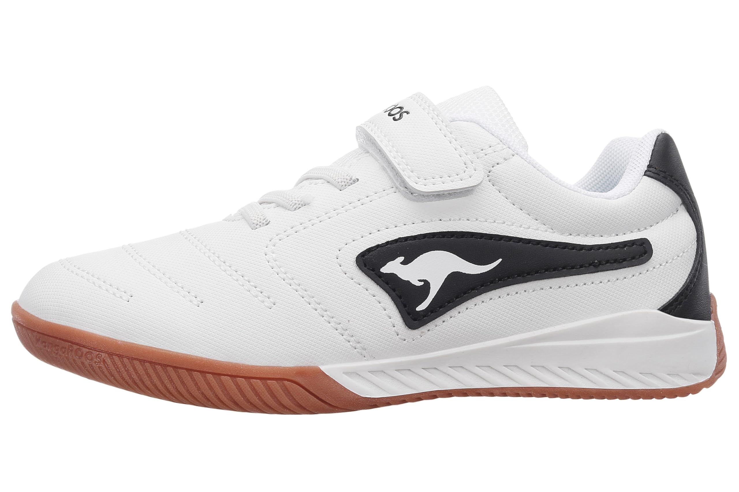 KangaROOS Unisex K5-drib Ev Trainers, White Jet Black., 6 UK
