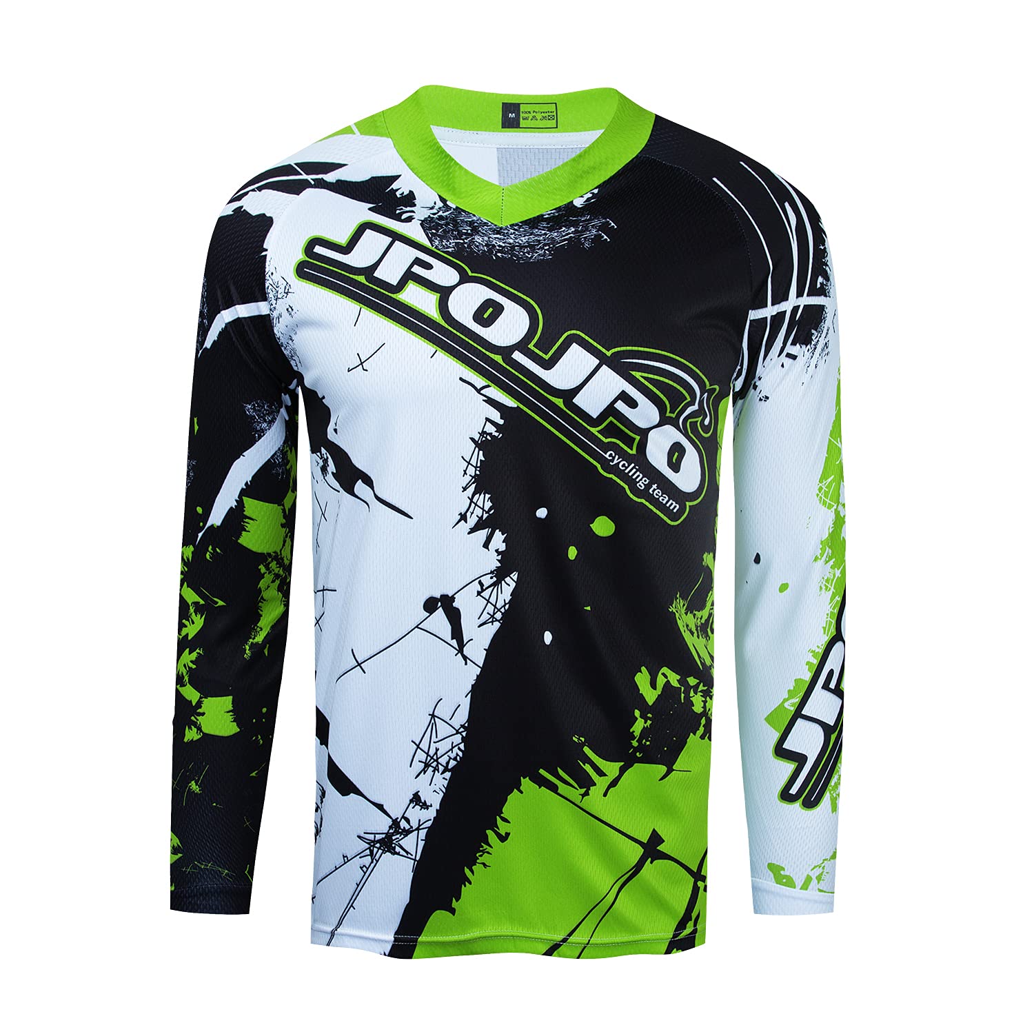 Weimostar, maglia da ciclismo per bambini, a maniche lunghe, per mountain bike, motocross, per ragazzi, top da downhill, abbigliamento, 225, 8 Anni