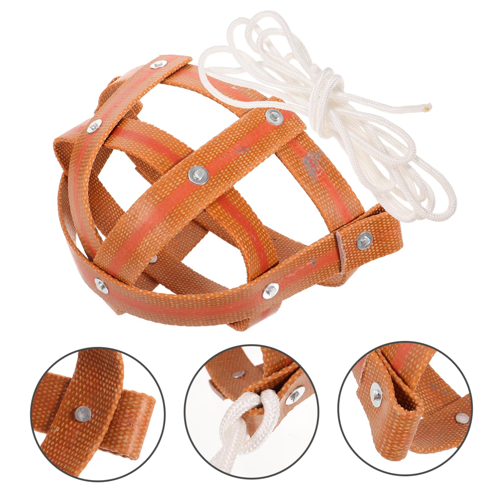 Housoutil Muselière De Pâturage Pour Chevaux Couvre-bouche Respirant Léger Protège Les Morsures Facile à Nettoyer Mettre