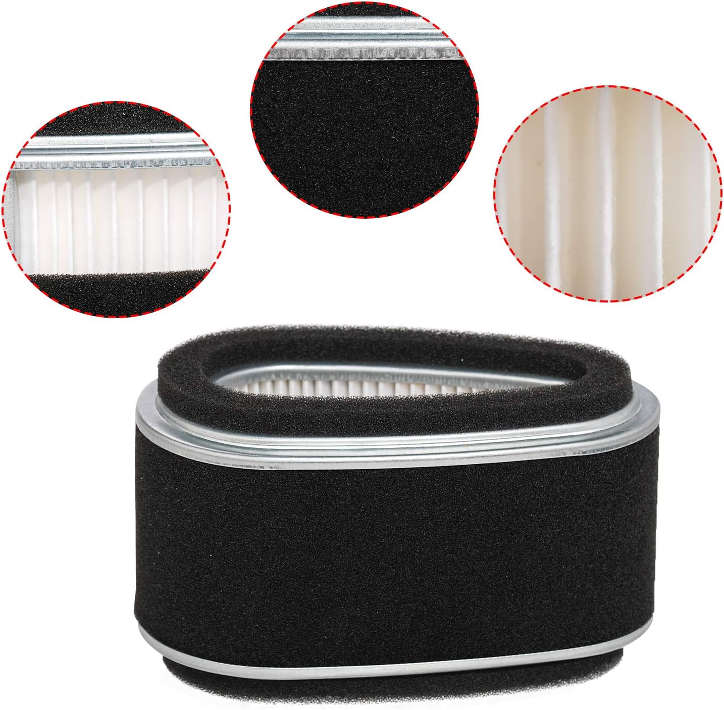 HIFROM Air Pre Filter Combo Spark Plug Oil Fuel Filter Shut Off Value Tune Up Kit Compatible with John Deere GX70 GX75 RX75 SRX75 RX63 RX73 RX75 RX95 130 160 165 Riding Lawn Mower M70284 M70283