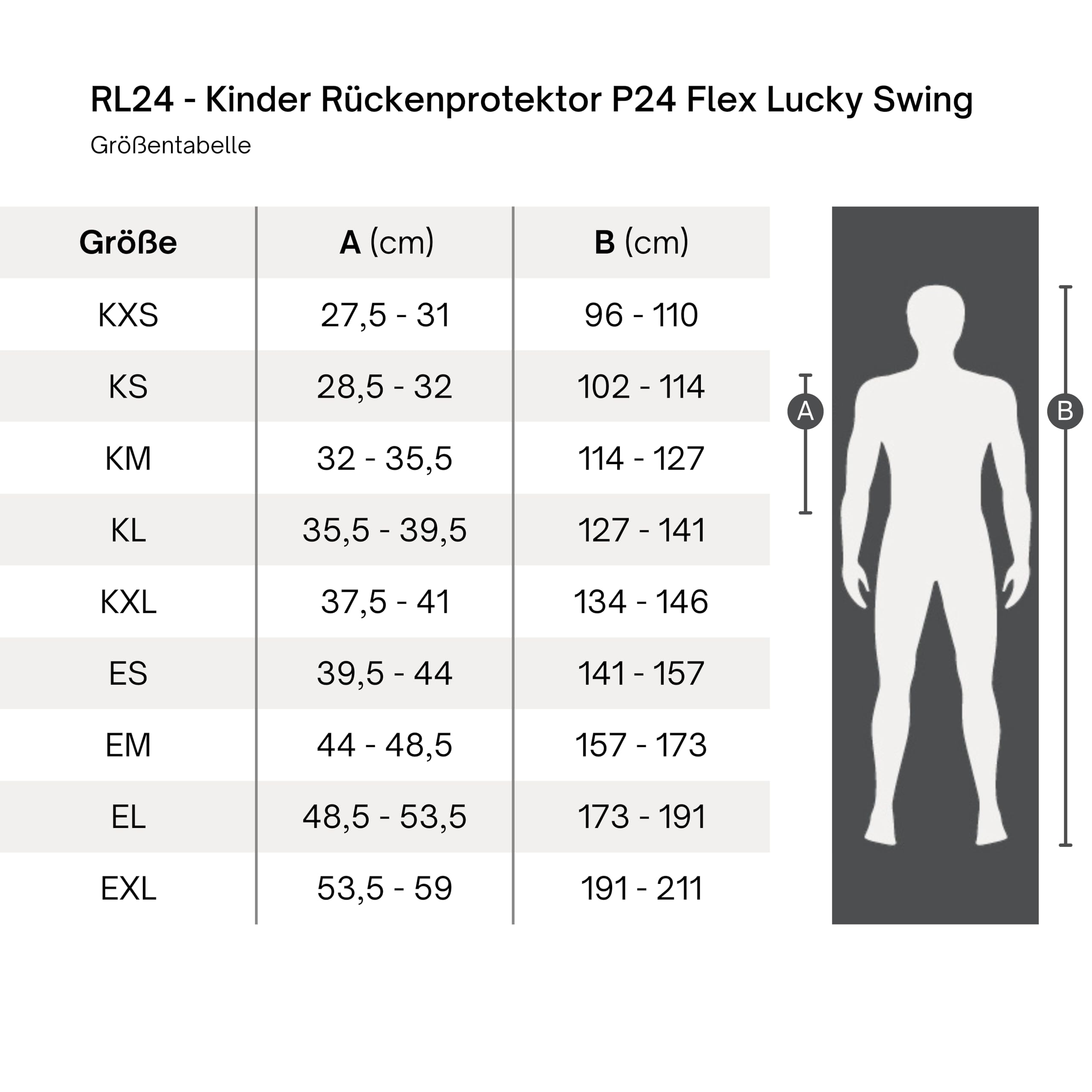 RL24 - Kinder Rückenprotektor P24 Flex Lucky Swing – Protektorenweste aus Hightech-Materialien – Reiter Schutzweste – atmungsaktiv & leicht – Unisex Reitweste in Nachtblau – viele Größen