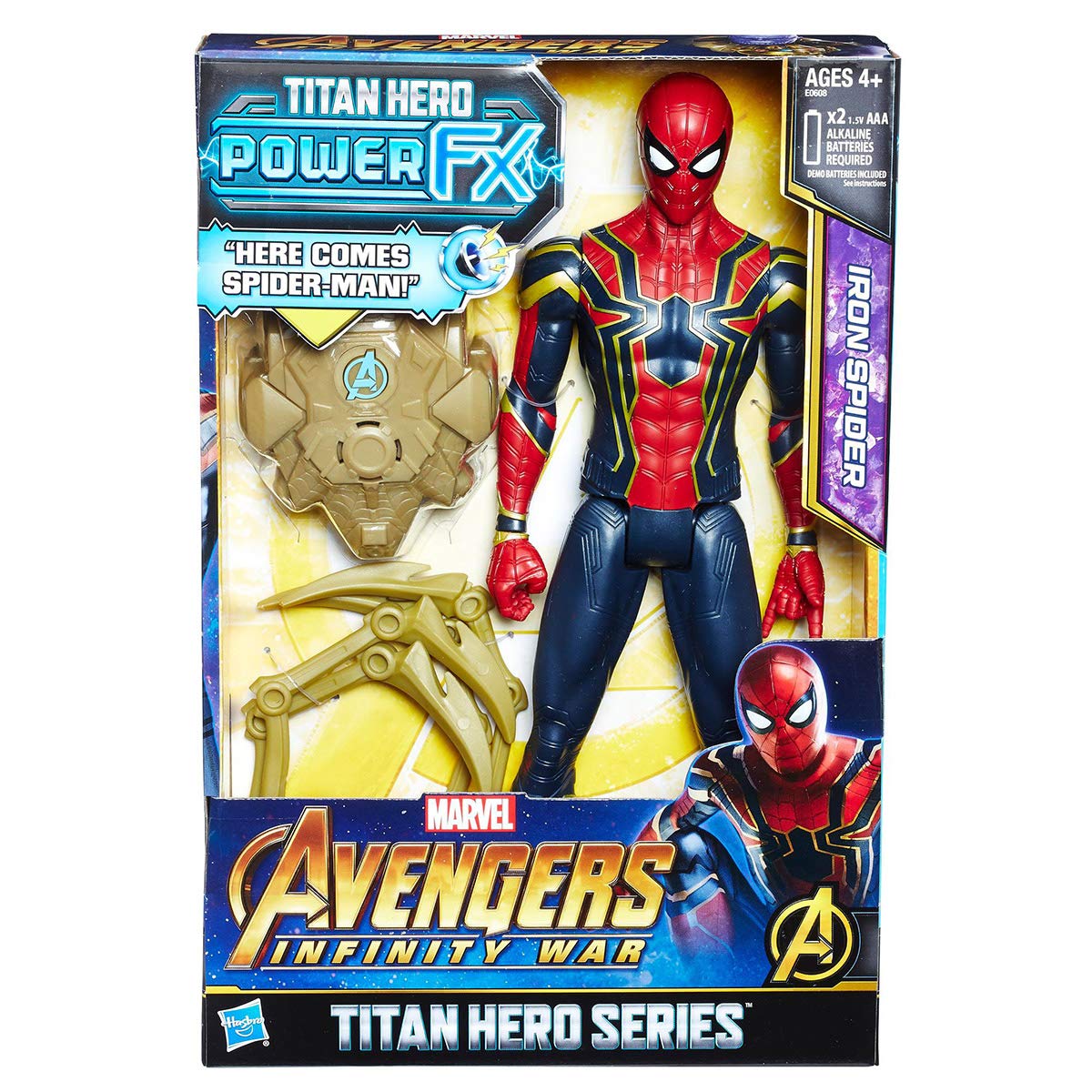 Marvel Avengers Infinity War Titan Hero Power FX Iron Spider 12