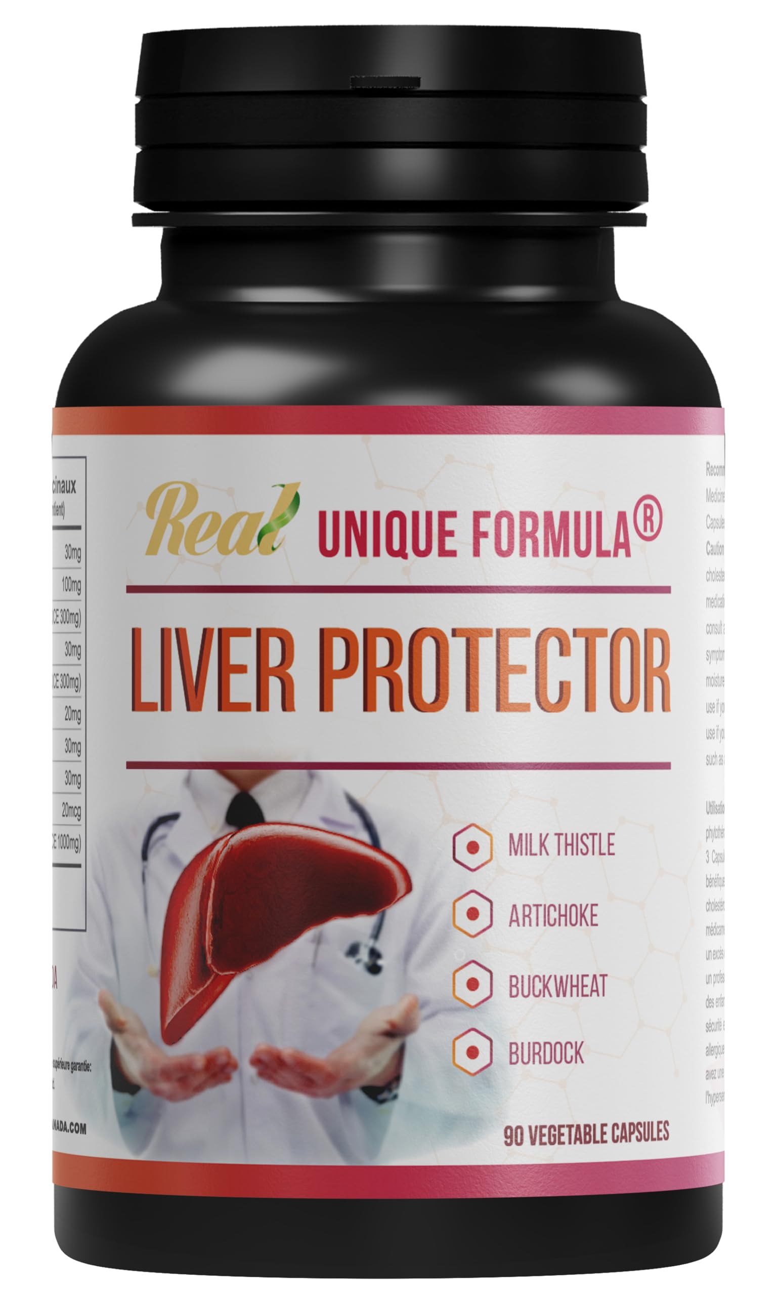 Sponsored Ad - Liver Support Supplement, Herbal Liver Detox with Milk Thistle, Artichoke Leaf, Buckwheat Sprouted, Methionine, Curcumin, Betaine, Plant-Based (90 Capsules)