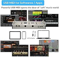 Vista 3 de Paint Audio MIDI Captain Foot Controller Multi-Efectos Teclados Sintetizador USB-MIDI software musical Bias con función Time Engine Compatible