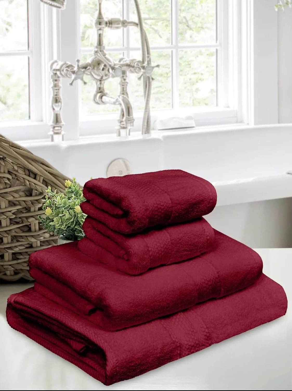 Bombay Dyeing Ultrx Zero Twist Towel Set Luxurious Set of 1 Bath