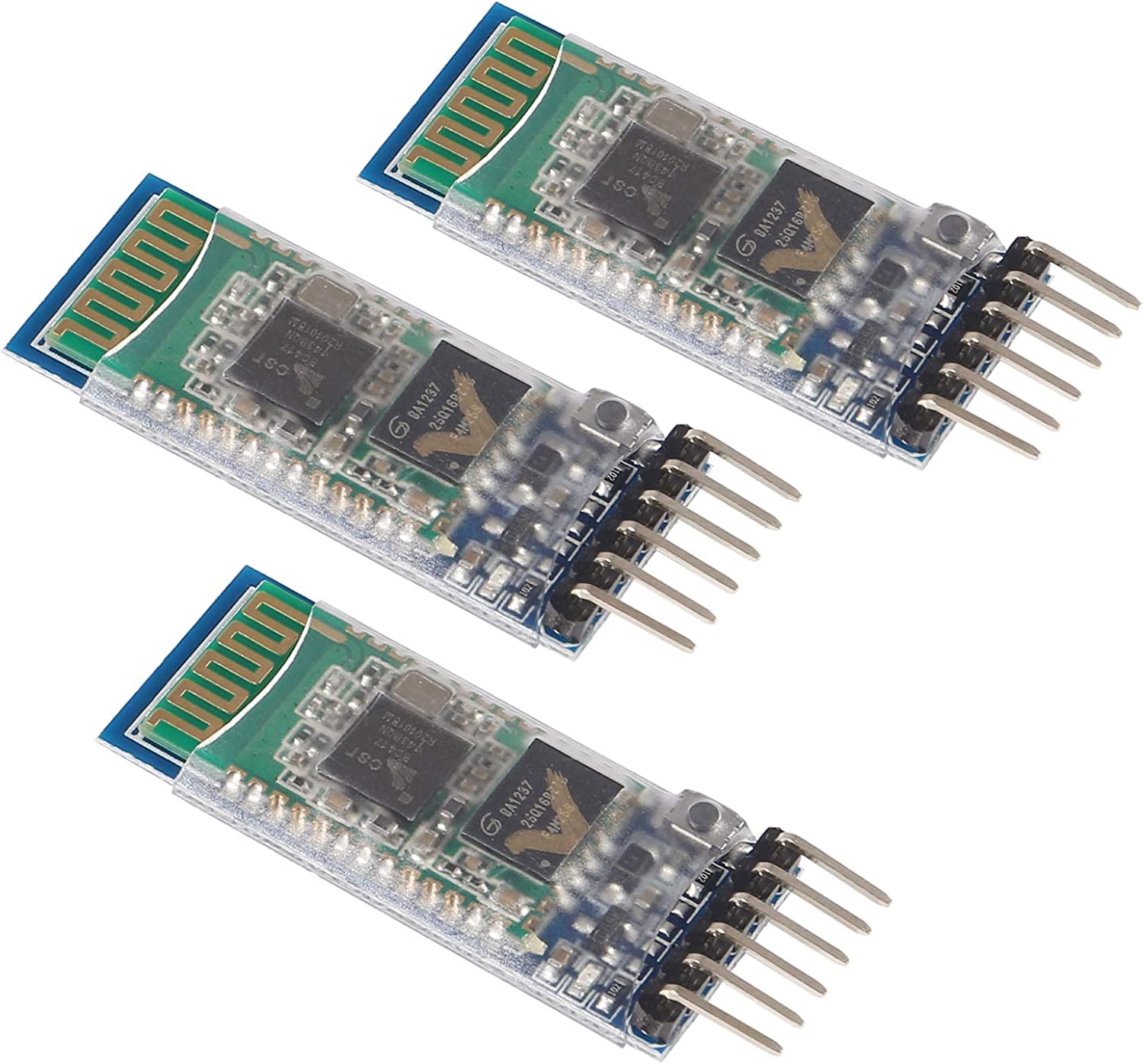 Super Debug 3 Pcs HC-05 Wireless Bluetooth RF Transceiver Master Slave Integrated Bluetooth Module 6 Pin Wireless Serial Port Communication BT Module for Arduino (B0BMZ6P16R) Amazon Price History, Amazon Price Tracker