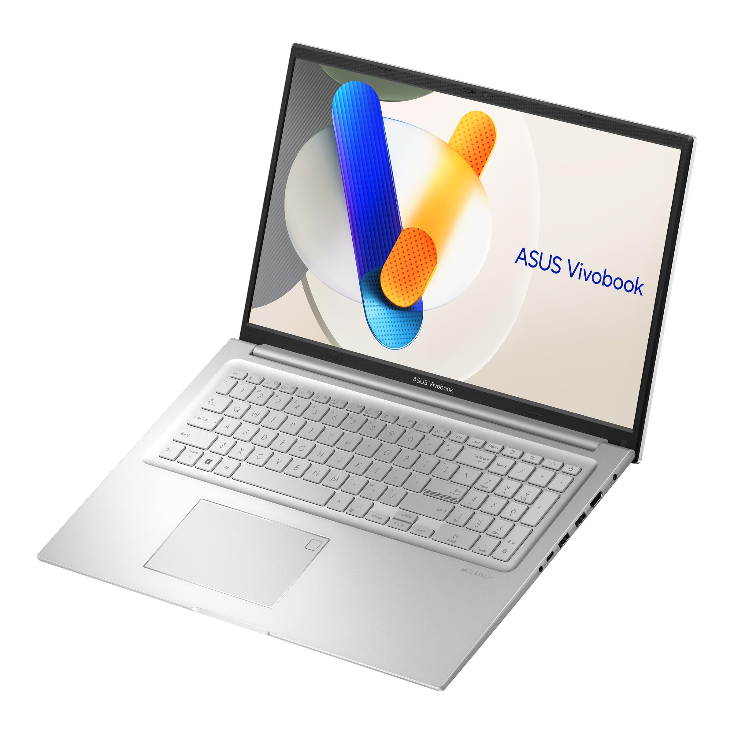 ASUS Vivobook 17 17.3 Pouces FHD PC Portable (Intel Core 7 150U, 16GB DDR5, 512GB SSD, Intel Graphics, Windows 11 Home) – Clavier AZERTY - sans Chargeur