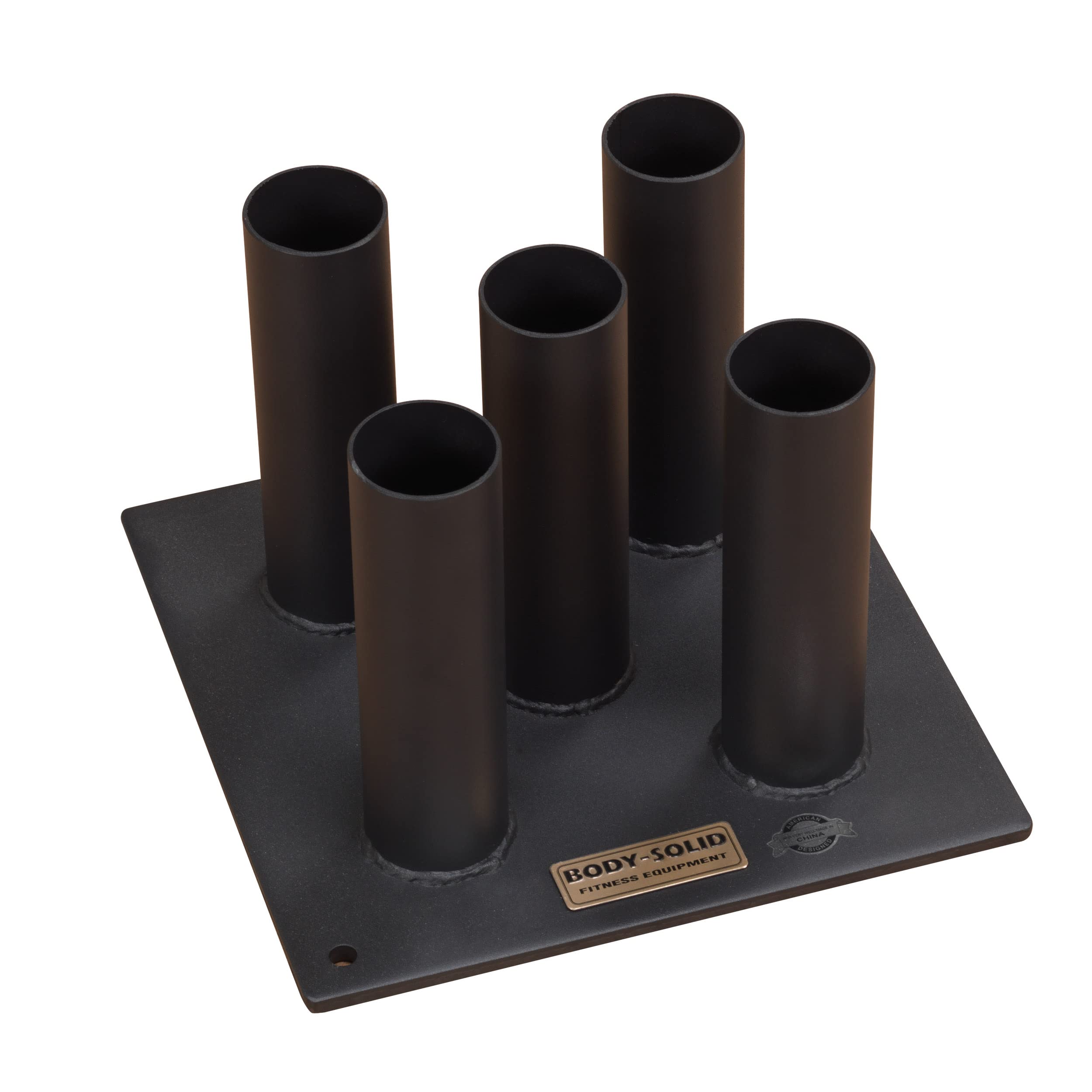 Body Solid GOBH5 Olympic Bar Storage Rack Suitable for 567 Curl Triceps Trap Bars with Durable Satin Black Commercial Gym and Home Station Equipment Accessories Black product thumbnail 3