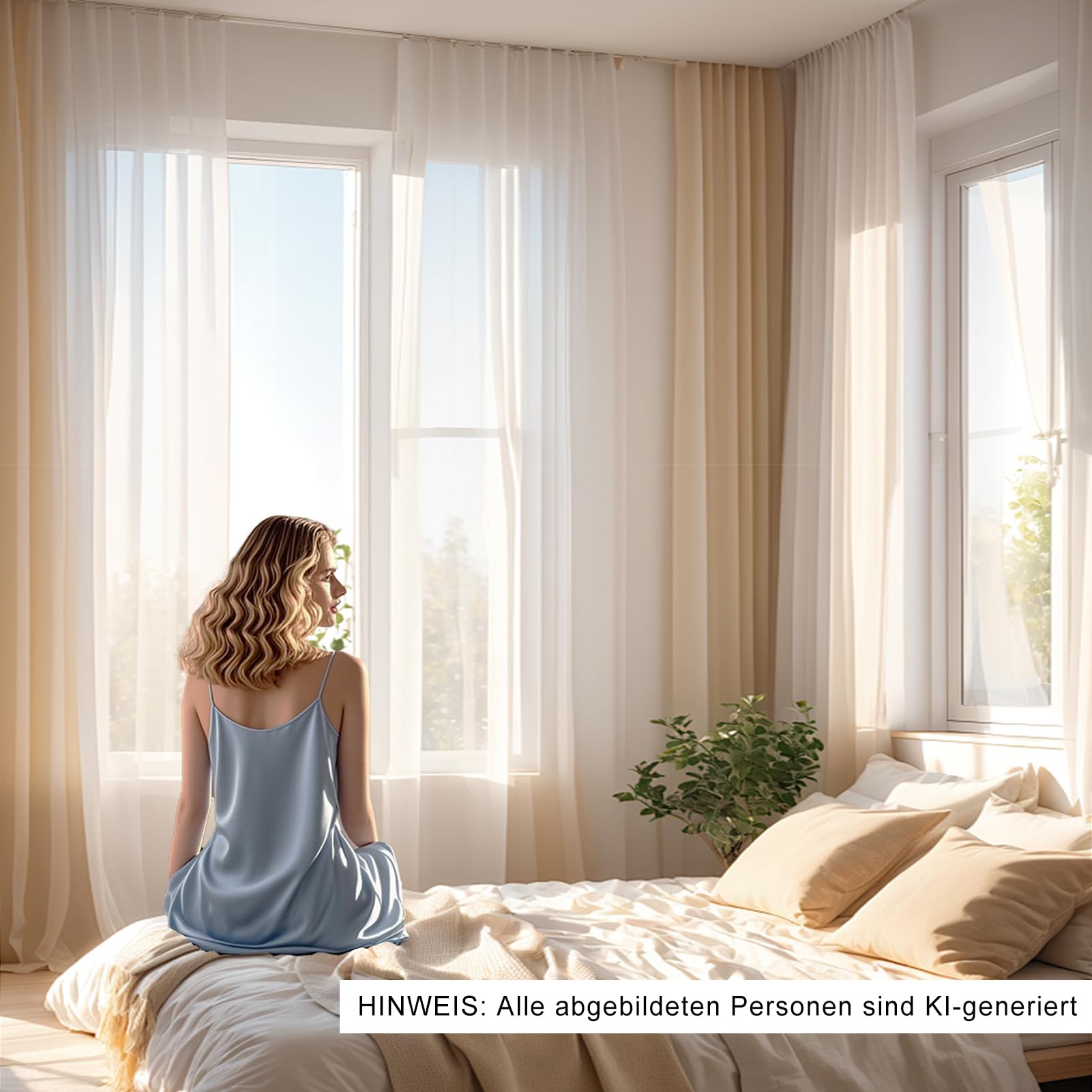 Binario per Tenda a Doppia Riga, Binario per Tenda da Soffitto Silenzioso, per Camera da Letto, Soggiorno, Ospedale (Nero, 300 cm)