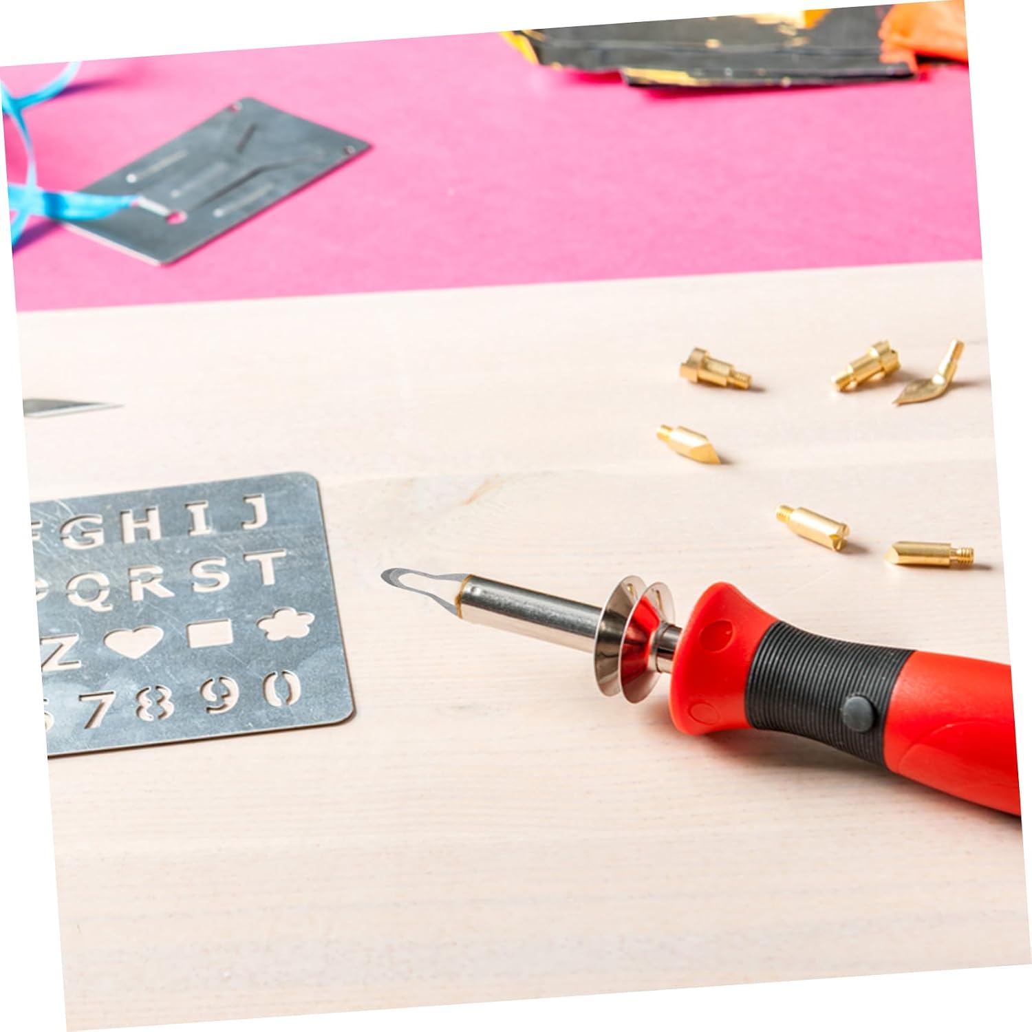 Gadpiparty Professional Pyrography Tool Set Multi-Functional Wood Burning Pen Heads for Engraving and Detailing for Artists and Craftsmen