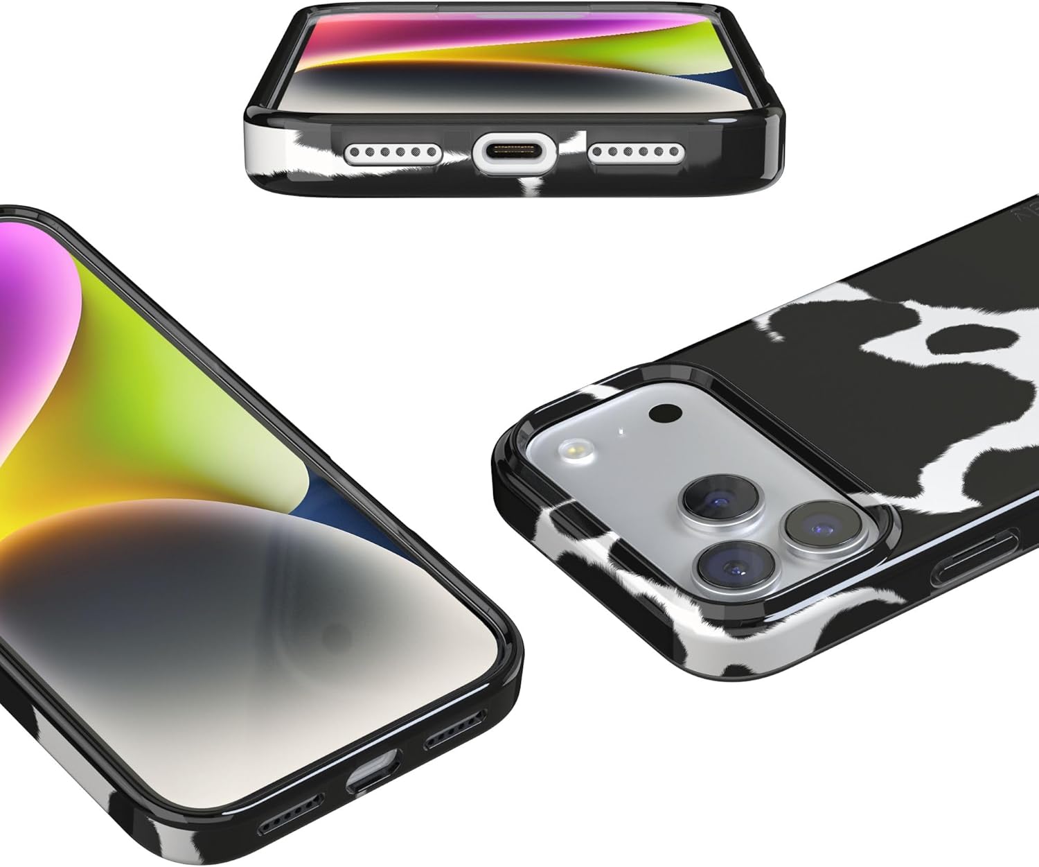 Casely iPhone 17 Pro Max Case | Current Mood | Cow Print | Compatible with MagSafe | Classic Ultra Thin Design