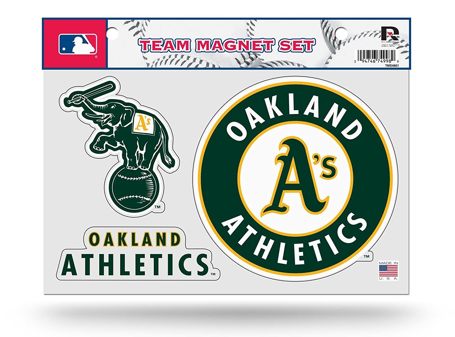 Rico MLB Oakland Athletics Team Magnet Set