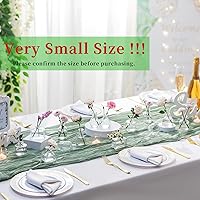 Vista 2 de Hewory Jarrones pequeños para centros de mesa: 28 piezas de jarrón de vidrio pequeño a granel - Jarrones pequeños transparentes para boda, baby