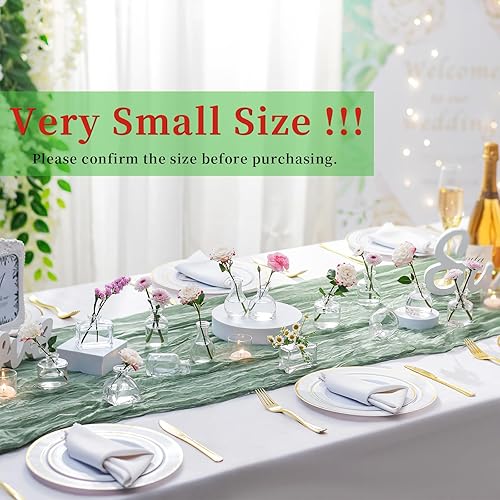 Miniatura 2 de Hewory Jarrones pequeños para centros de mesa 28 piezas de jarrón de vidrio pequeño a granel - Jarrones pequeños transparentes para boda, baby