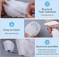 Vista 5 de LET'S RESIN Dragon Egg Resin Molds, Large Resin Jar Resin Epoxy Molds with Lid and Crystal Cluster Base, Lifelike Dinosaur Egg Silicone Molds for