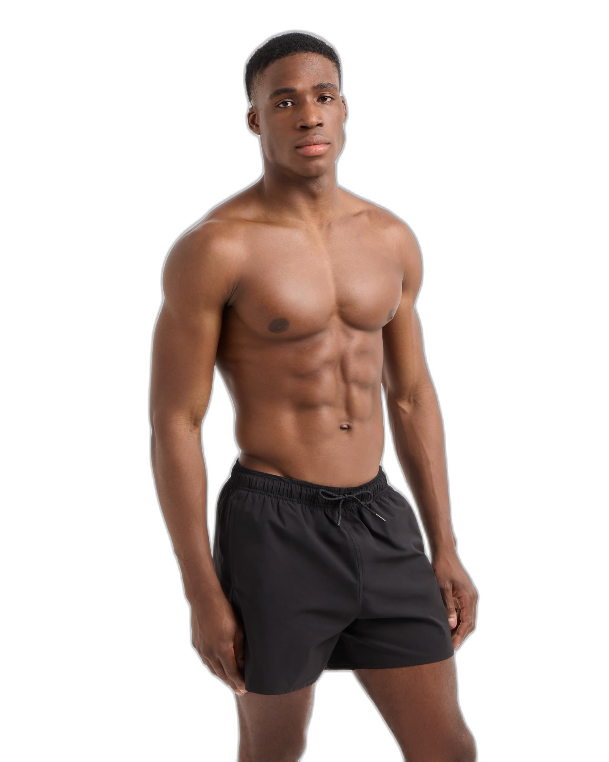 EMPORIO ARMANI Man Embroidery Logo Mid Boxer Schwarz XL, Schwarz, XL