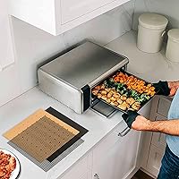 Vista 32 de WMKGG 200 piezas de papel pergamino sin blanquear para hornear, hojas de papel pergamino precortadas de 9 x 13 pulgadas para cocinar, asar a