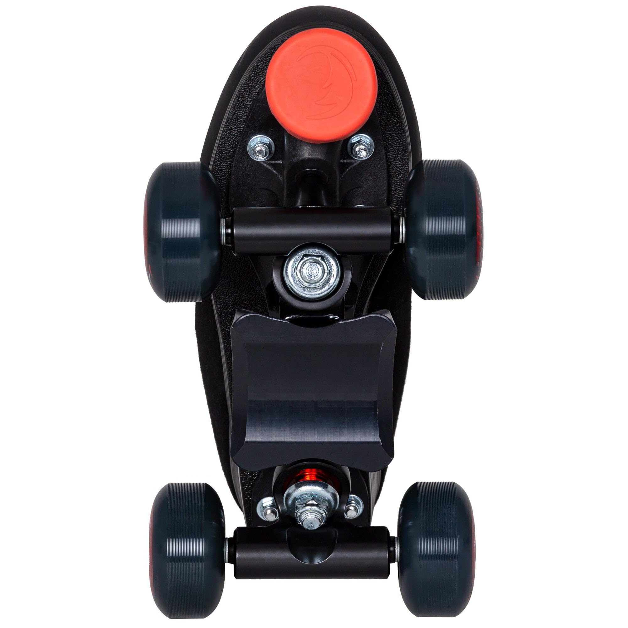 Chaya Patins à roulettes Dark Soul - Pour homme et femme - Look rétro - Pour rollers disco - Noir