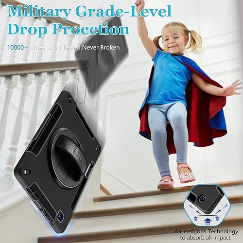 Miniatura 6 de Funda para Galaxy Tab S6 Lite de 10.4 pulgadas 202420222020 funda de TPU de grado militar a prueba de golpes con protector de pantalla - soporte,