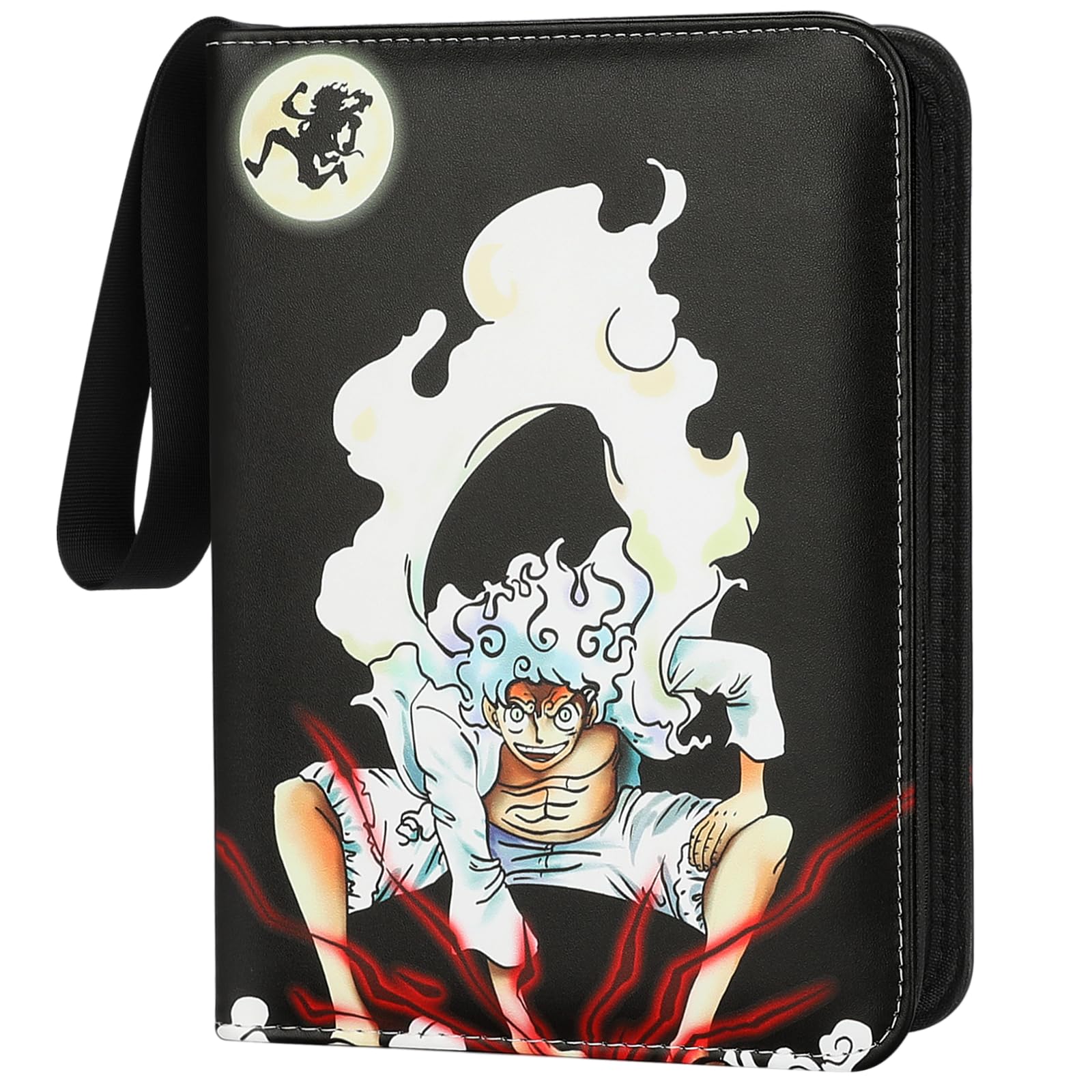Luffy Gear 5 Card Binder for One Piece Anime Cards, 4 Pockets, Trading Card  Ties, 440 Pockets for One-Piece Card Game, Card Holder, Album with 55  Removable Sleeves, Gifts for Kids : Amazon.de: Toys