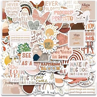 50PCS Vintage Inspirational Stickers,Motivational Aesthetic Stickers for...