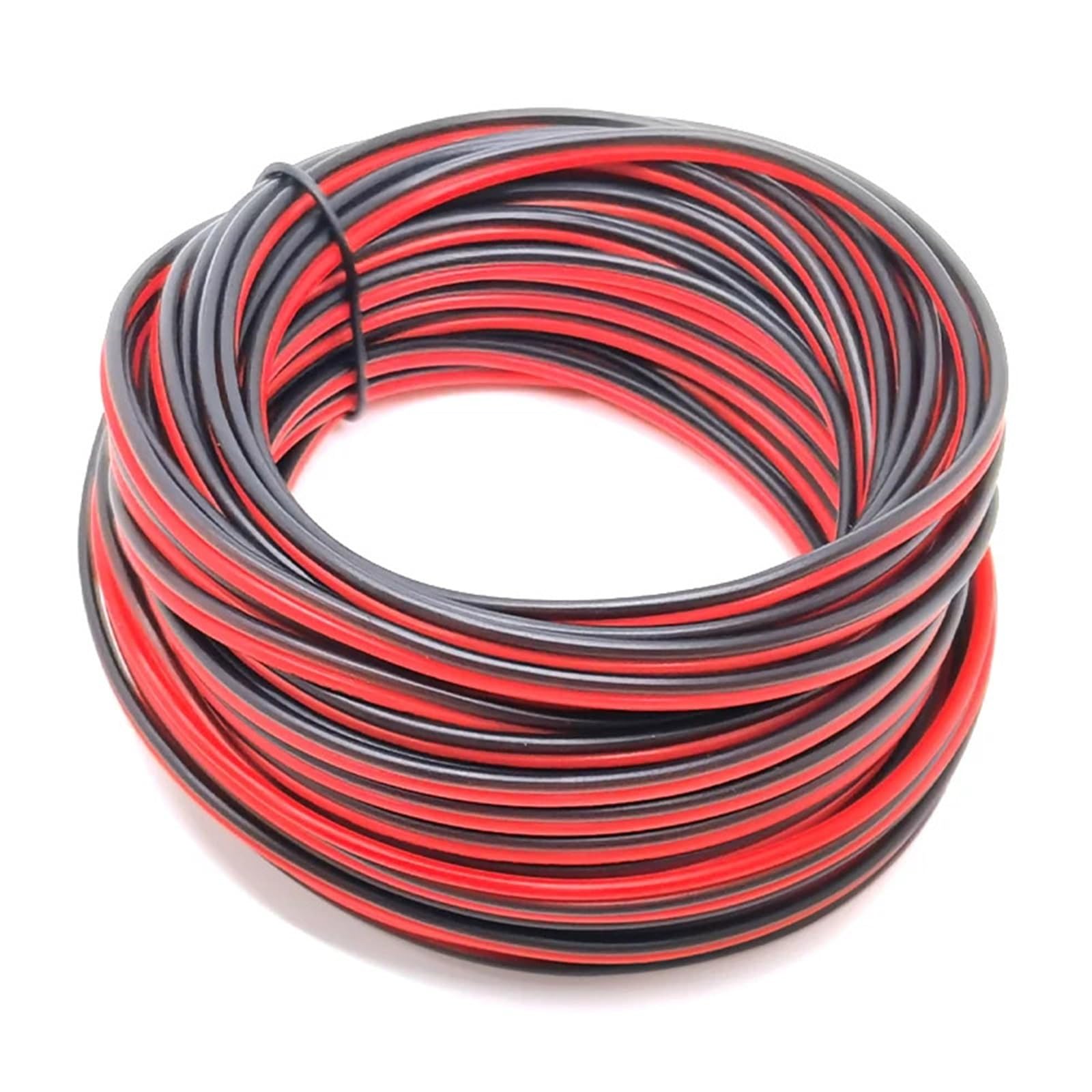 Cable Electrico, Cables Electricos Cable de extensión Rojo y Negro de 10 m, 2 Pines, 16 AWG, UL2468, for conectar Cables eléctricos con Cinta de Tira.