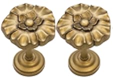 Urbanest Set of 2 Crestmont Drapery Medallion Holdback, 3 1/4-inch Diameter, Renaissance Gold