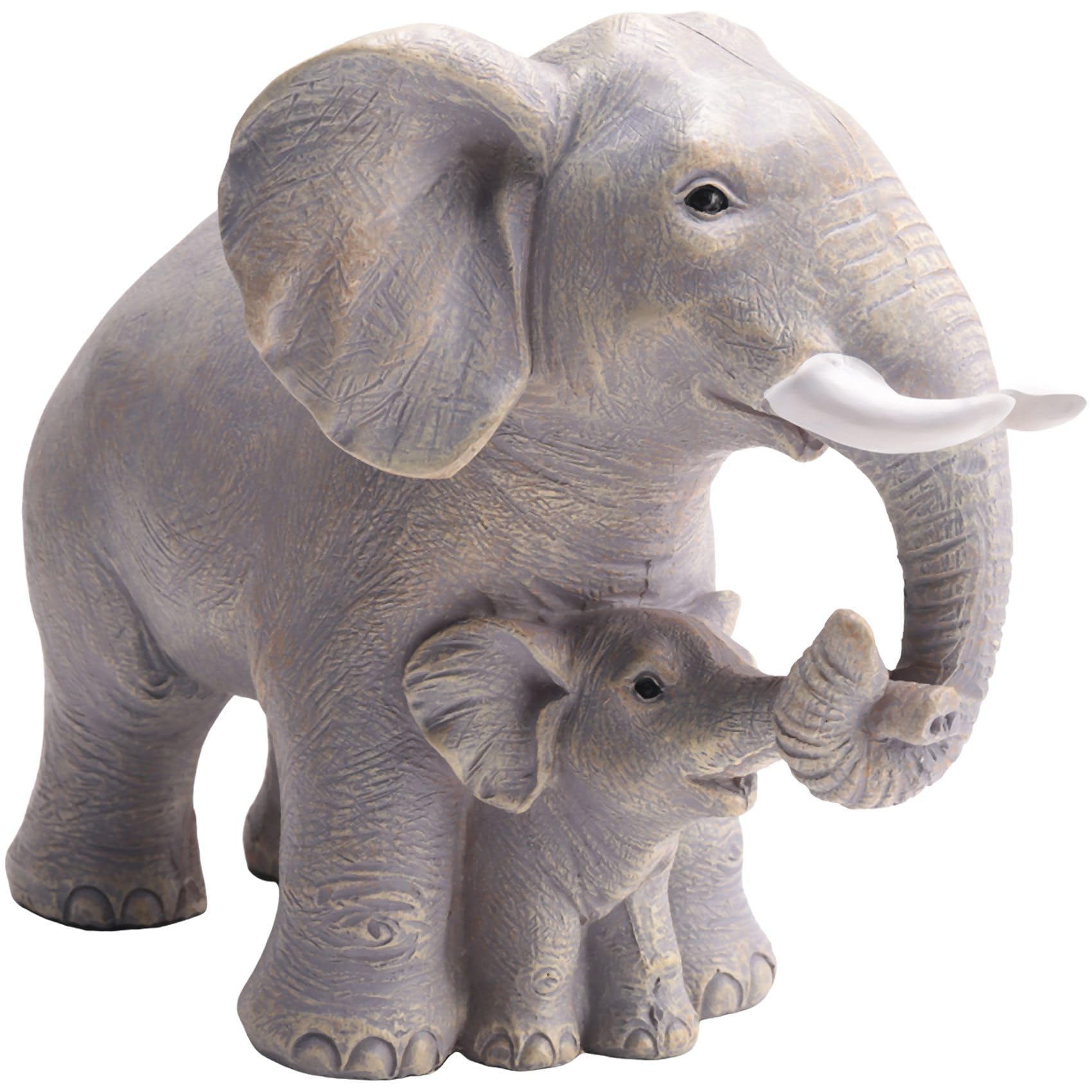 CTRLZS Elephant Statue - Elephant Decor - Elephant Gifts for Women - Home Decor Bookshelf TV Stand Living Room