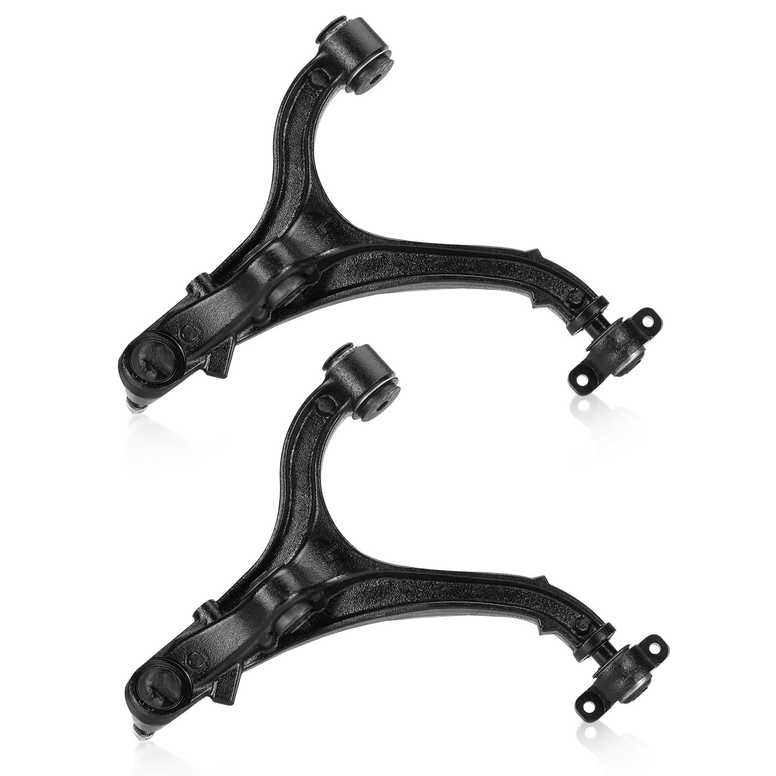 Front Lower Control Arm w/Ball Joint Fit for 2005 2006 2007 2008 2009 2010 Jeep Grand Cherokee 2006 2007 2008 2009 2010 Jeep Commander Replace MS25170 MS25171-2pc Set