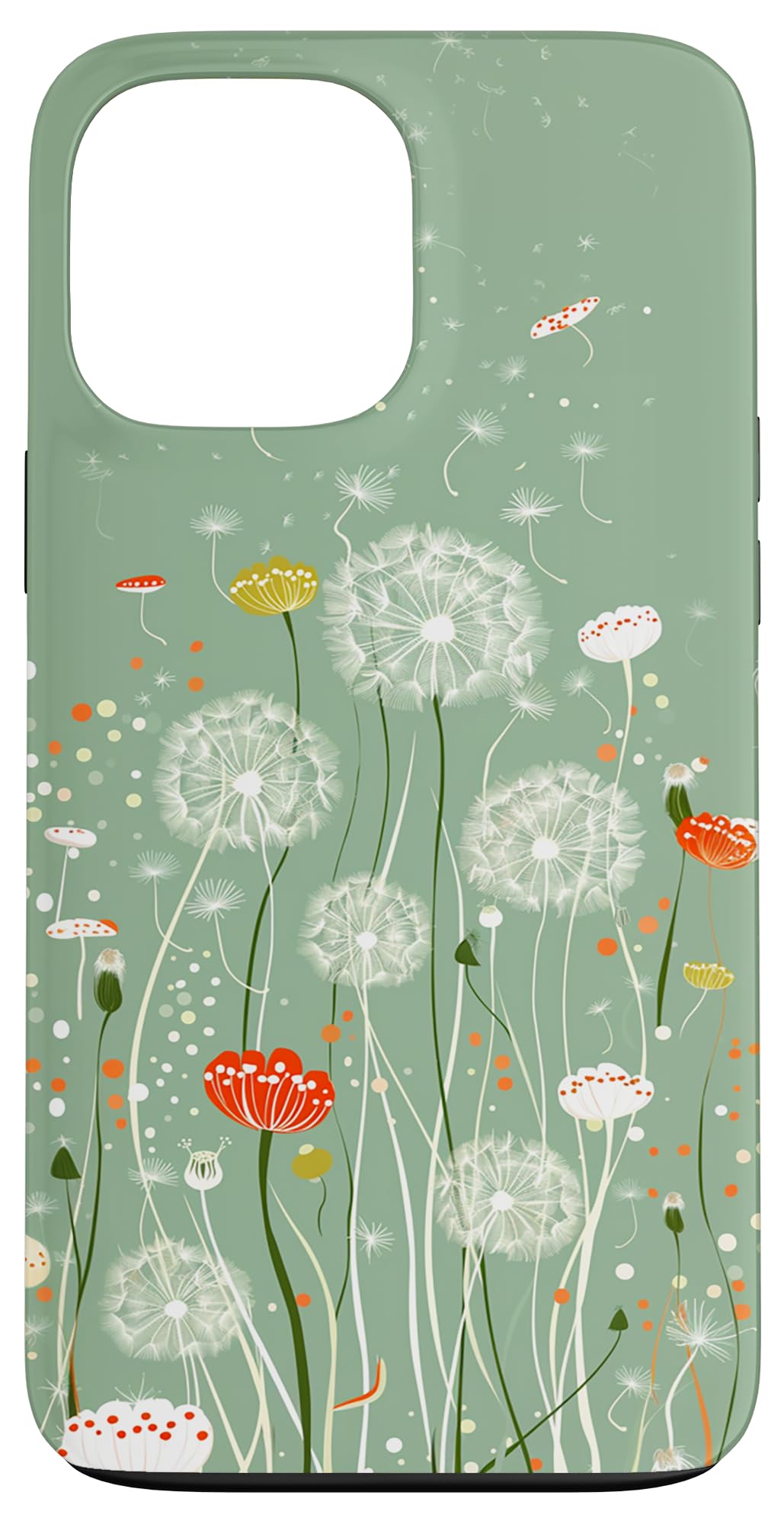 Cute Dandelion Flower Floral Case for iPhone 13 Pro Max