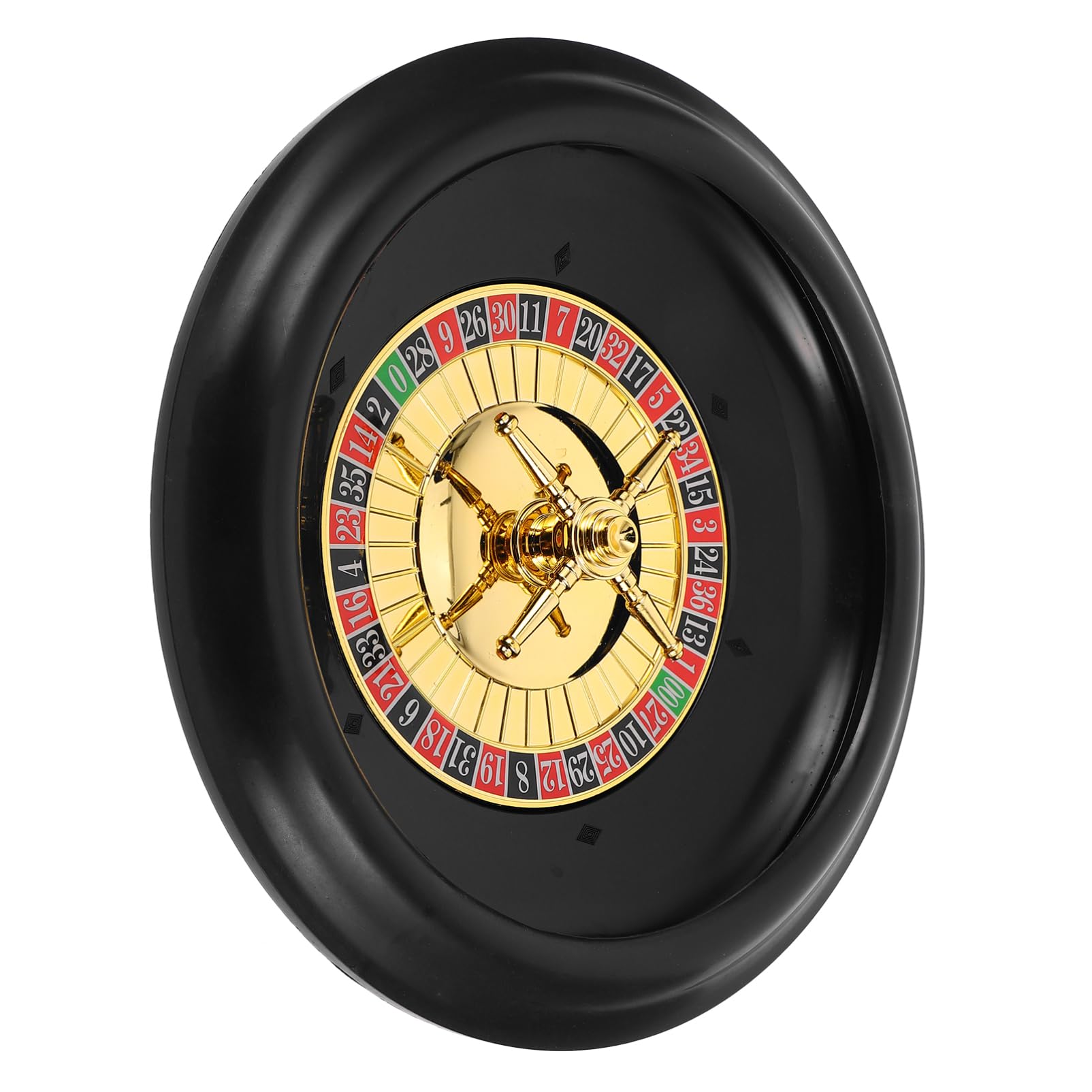 OUNONA Prize Wheel Stand 12'' Portable Roulette Interactive Spinny Wheel Game for Bar Party