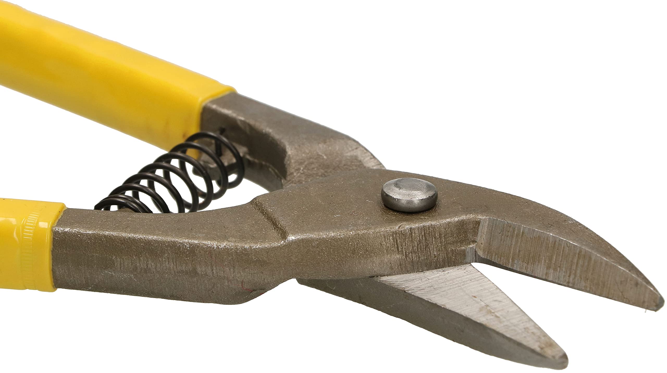 KOTARBAU® 3 x Tijeras de hojalatero derecha, izquierda, recta 250 mm, Tijeras de chapa forjada en acero CrV, Tijera para lámina, Tijera para perfiles laminados, Tijera corta chapa con mango de goma