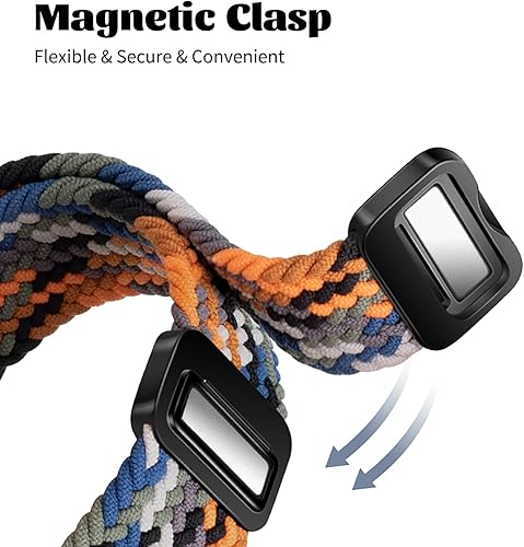 Miniatura 4 de Correa magnética de 0.787 in compatible con Samsung Galaxy Watch 4 5 6 7 Band 1.575 in 1.732 inGalaxy Watch 4 6 Classic Band 1.654 in 1.811 in 1.693