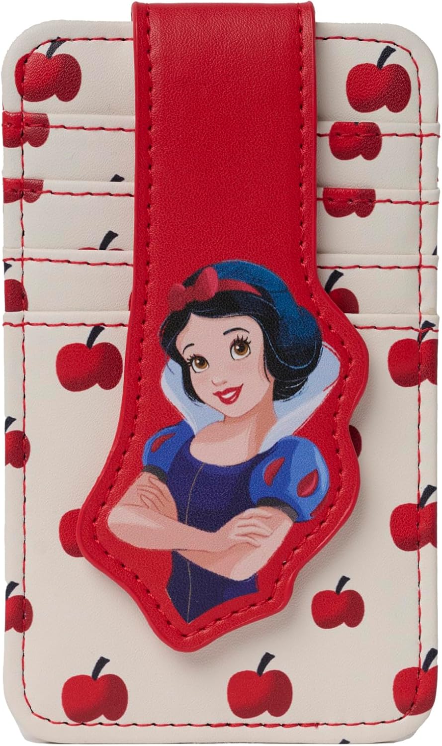 Disney Card Holder Wallet Slim Compact (Snow White Red)