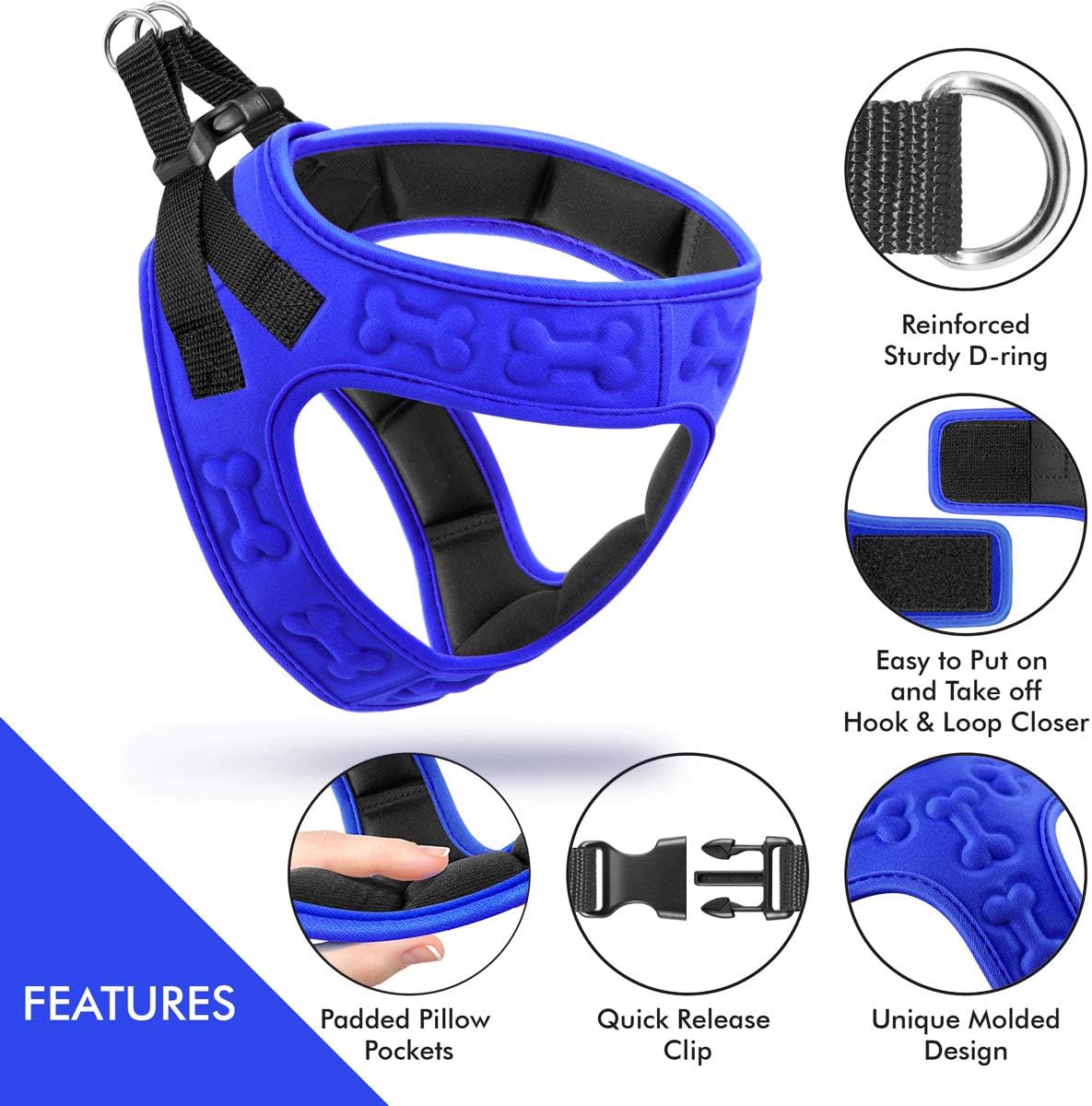 Buy Metric USA Comfort fit Dog Harness Easy to Puton Comfortable