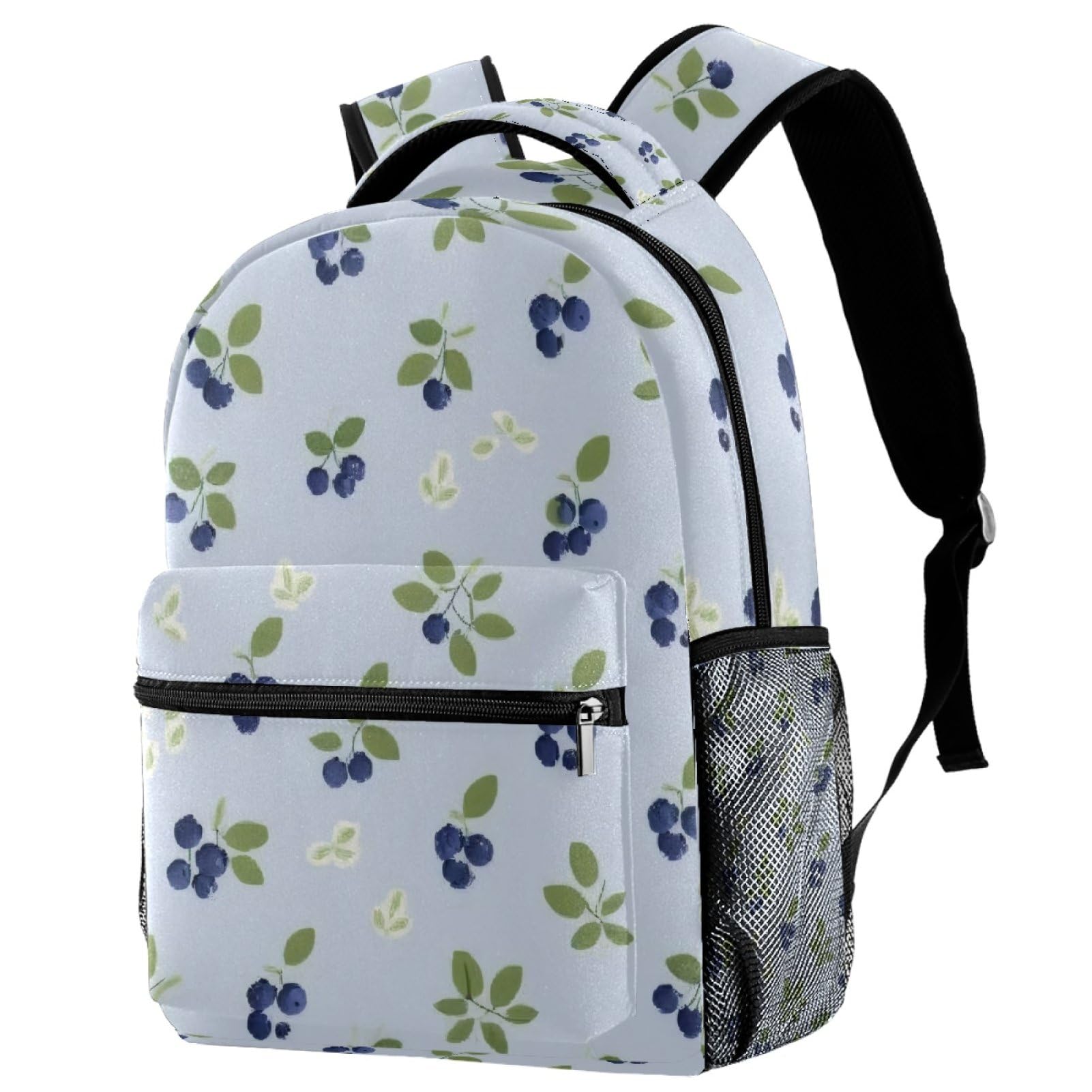 Sac à dos d'école multicolore avec porte-bouteille taille unique
