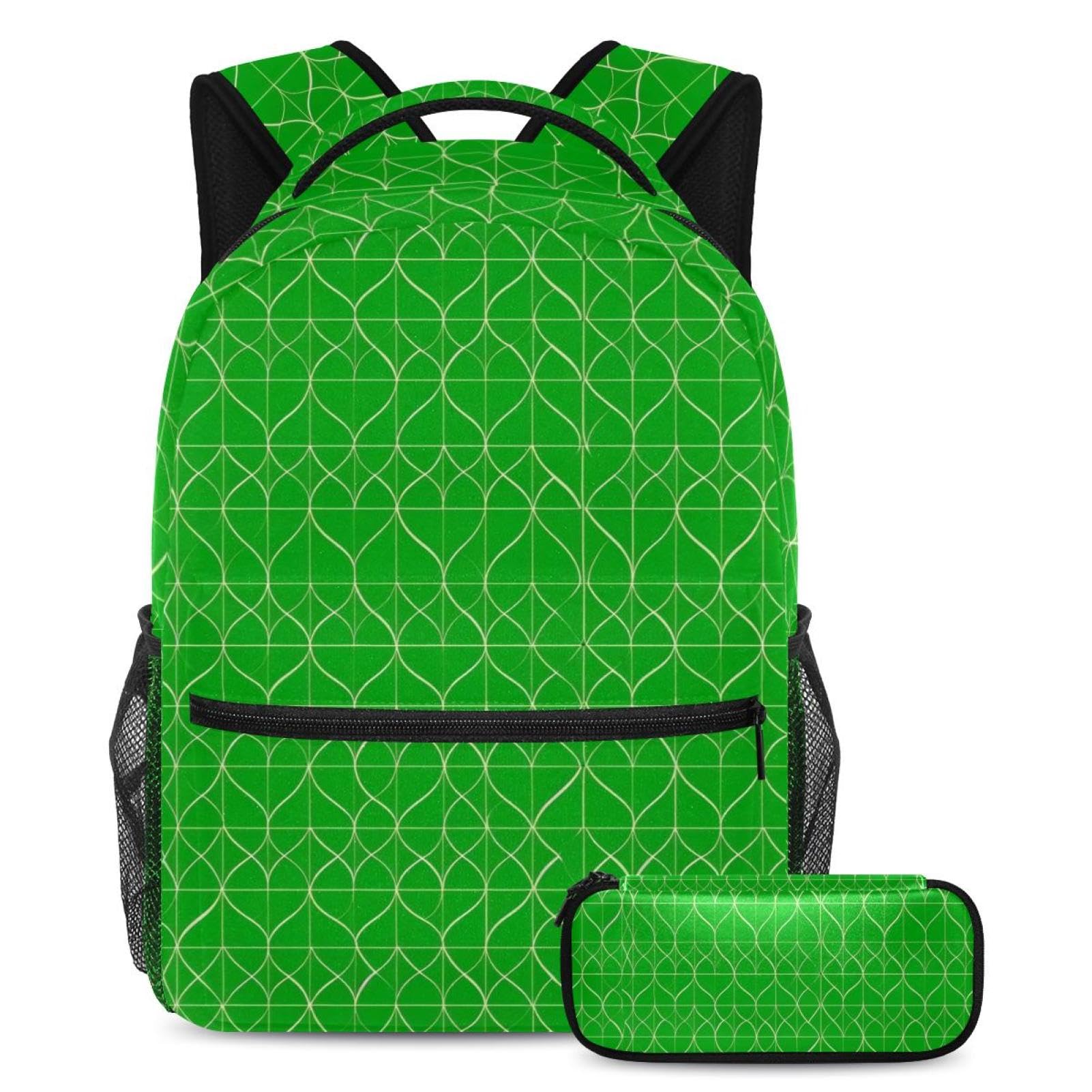 Sac à dos et trousse géométrique pour les journées de cours - 7
