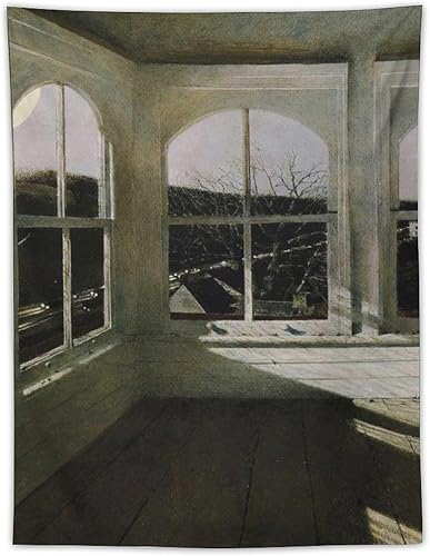 Miniatura 1 de YWVWY Andrew Wyeth The Artist Painting (25) Wall Art Tapestry Decorative Bedroom Modern Home Print Picture Artworks Tapestries 30"x40"