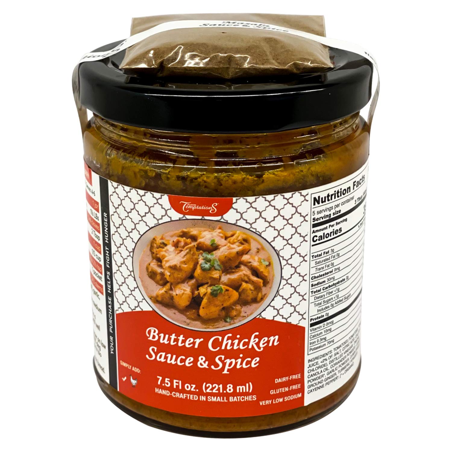 Buy Butter Chicken Makhani Curry Simmer Sauce PLUS Garam Masala Spice