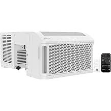 GE Profile ClearView Window Air Conditioner Unit, 8,300 BTU, Energy Efficient Cooling up to 350 sq ft., Ultra Quiet, SMART Home Capable, Includes Remote, White
